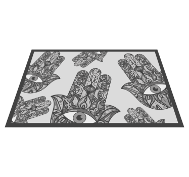 Originele placemat met ingewikkelde handpatronen - TenStickers