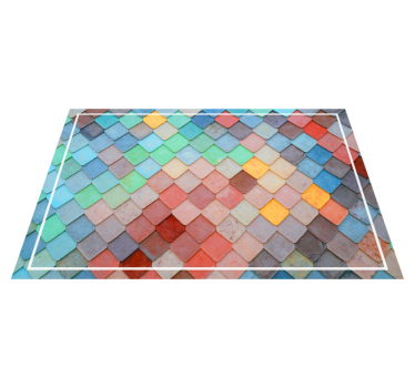 Placemat kleurrijk tegelpatroon - TenStickers