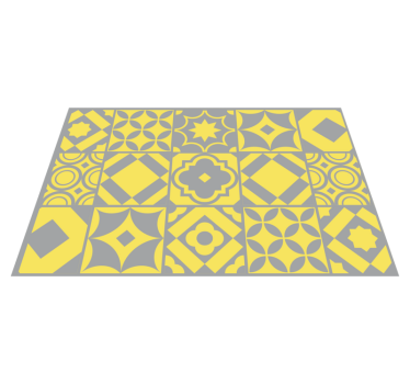 Placemat geometrische motief tegels - TenStickers