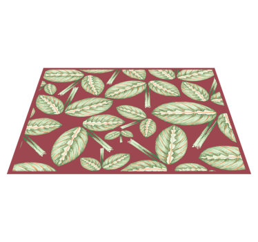 Originele placemat bladmotief compositie - TenStickers