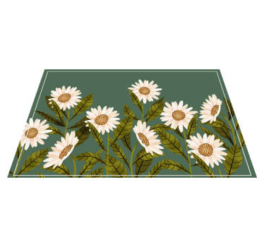 Originele placemat met madeliefjesmotief - TenStickers