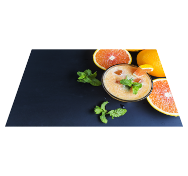 Placemat voor huis vers citrusdrank - TenStickers