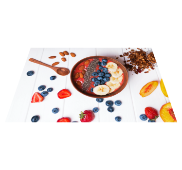 Originele placemat schaal met fruit - TenStickers