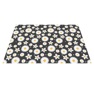 Placemat met daisy bloemenmotief - TenStickers