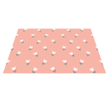 Originele placemat met charmant bloemmotief - TenStickers