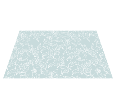 Placemat bloemenprint laag - TenStickers