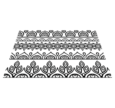 Placemat botanische print motief - TenStickers