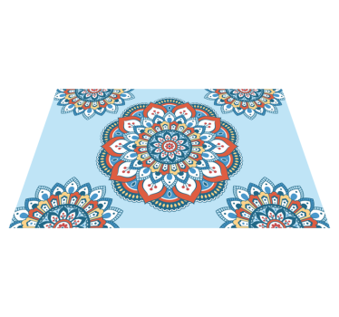 Originele placemat met levendig mandala motief - TenStickers