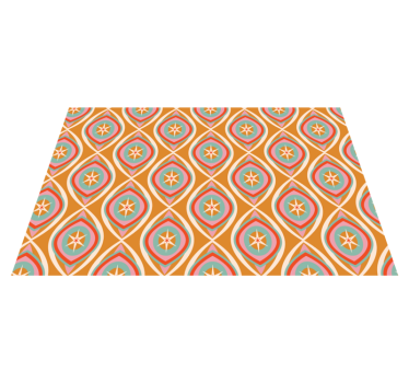 Originele placemat kleurrijk sterrenpatroon - TenStickers