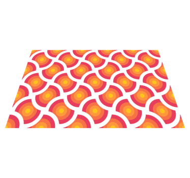 Originele placemat kleurrijke patroonoppervlak - TenStickers