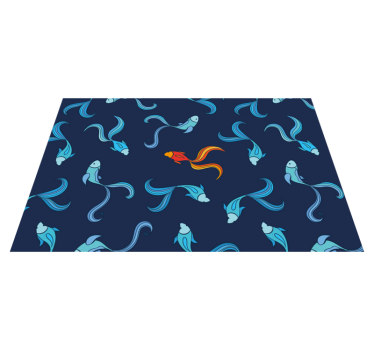 Originele placemat met levendig vissenmotief - TenStickers