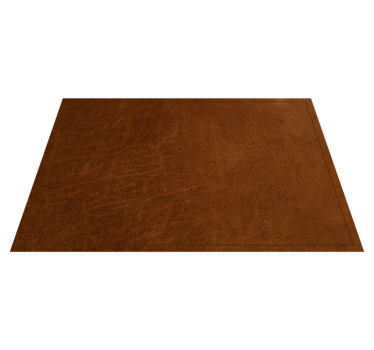 Placemat hout Bruin leereffect - TenStickers