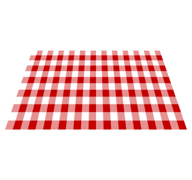 Restaurant placemats traditionele geruite stijl - TenStickers