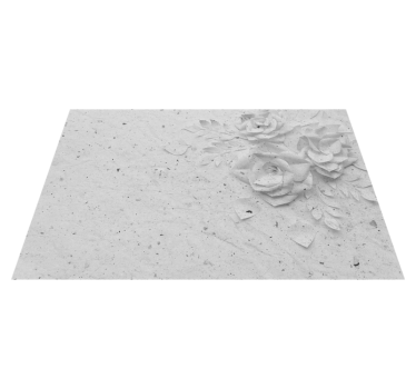 Placemat elegante bloemmotief reliëf - TenStickers