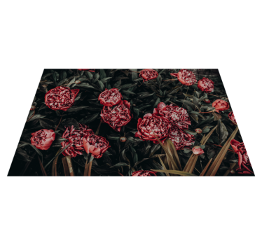 Placemat vrolijke bloemenweergave - TenStickers