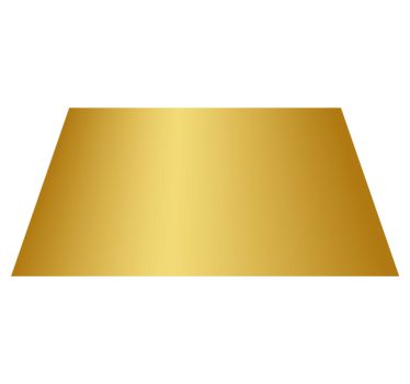 Moderne placemat gouden verloopoppervlak - TenStickers