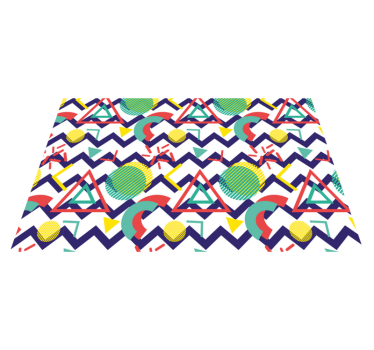 Geometrie patroon ontwerp moderne placemat - TenStickers