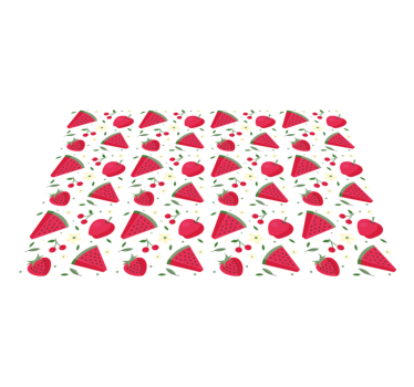 Kinder placemat fruit schijfjes patroon - TenStickers