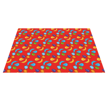 Originele placemat kleurrijk fruitpatroon - TenStickers