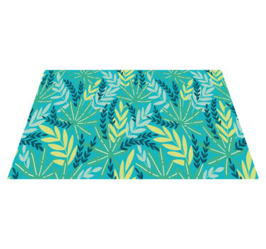 Originele placemat met weelderig botanisch patroon - TenStickers