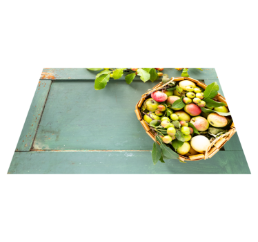 Placemat voor huis fruitmand arrangement - TenStickers