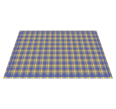Geruit patroon oppervlak placemat - TenStickers