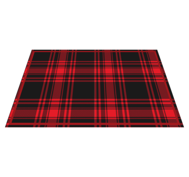 Placemat tartanpatroon tafeloppervlak - TenStickers