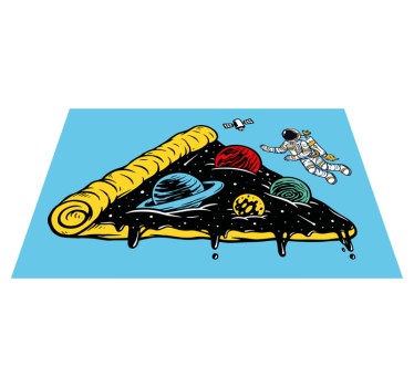 Ruimte thema plak originele placemat - TenStickers