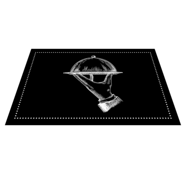 Originele placemat elegante serveerschotel - TenStickers