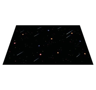Kinder placemat met ruimte-thema voor maaltijden - TenStickers
