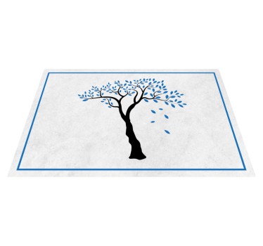 Originele placemat elegant boom motief - TenStickers