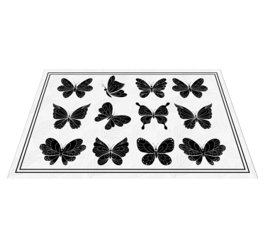 Originele placemat vlinderpatroon collectie - TenStickers