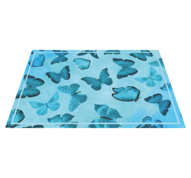 Placemat met vlinder thema oppervlak - TenStickers