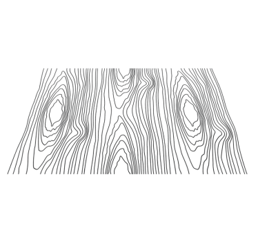 Placemat met houtnerfpatroon - TenStickers