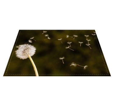 Originele placemat paardenbloem pluiszaad - TenStickers