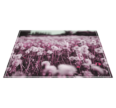 Placemat druiven met paardenbloemen - TenStickers