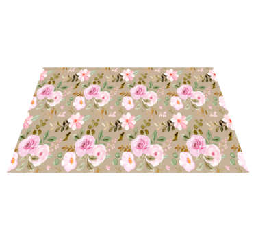Originele placemat botanisch motief arrangement - TenStickers