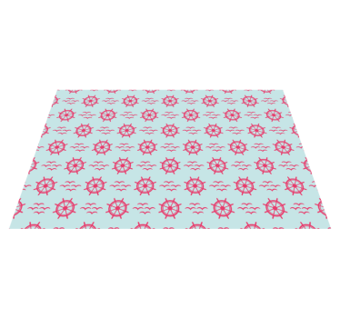 Originele placemat met nautisch stuurwiel - TenStickers