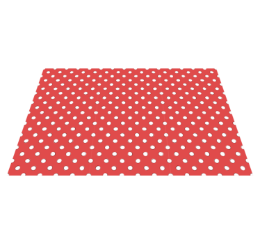 Originele placemat met stippenmotief - TenStickers