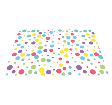 Originele placemats Kleurrijk stippenpatroon - TenStickers