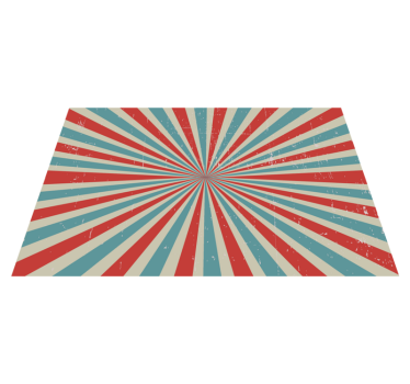 Originele placemat met gedurfd spiraalpatroon - TenStickers