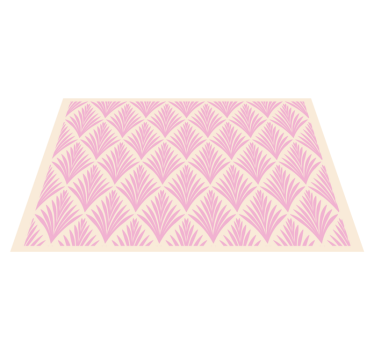 Placemat met gestructureerd bladerenpatroon - TenStickers