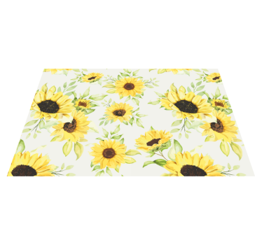 Originele placemat zonnebloem patroon - TenStickers