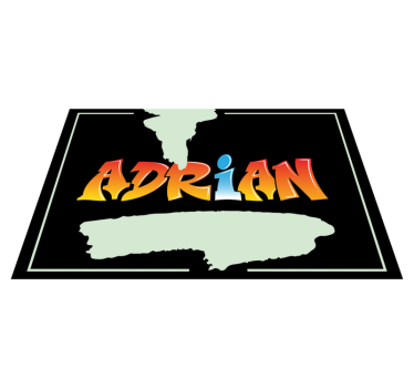 Originele placemats De graffitiletter van u naam - TenStickers