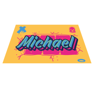 Originele placemats Graffiti-ontwerp in dope-stijl - TenStickers