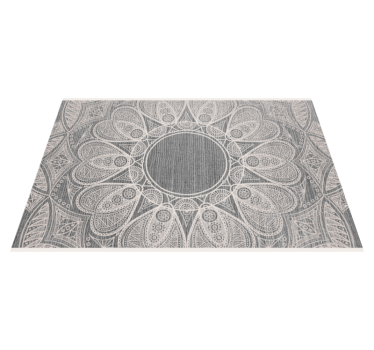 Placemat met intricate mandala patronen - TenStickers
