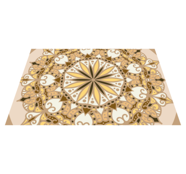 Originele placemat met ingewikkeld geometrisch patroon - TenStickers
