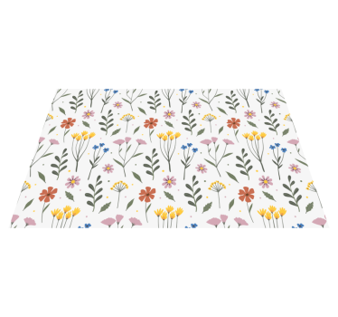 Originele placemat met bloemenpatroon kenmerken - TenStickers