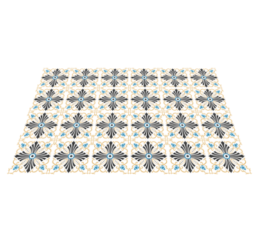 Originele placemat vibrant karmijnrode kom - TenStickers