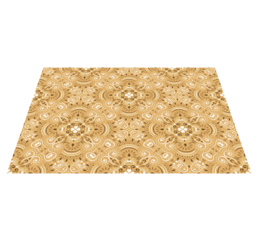 Placemat elegante bloemencomponent - TenStickers